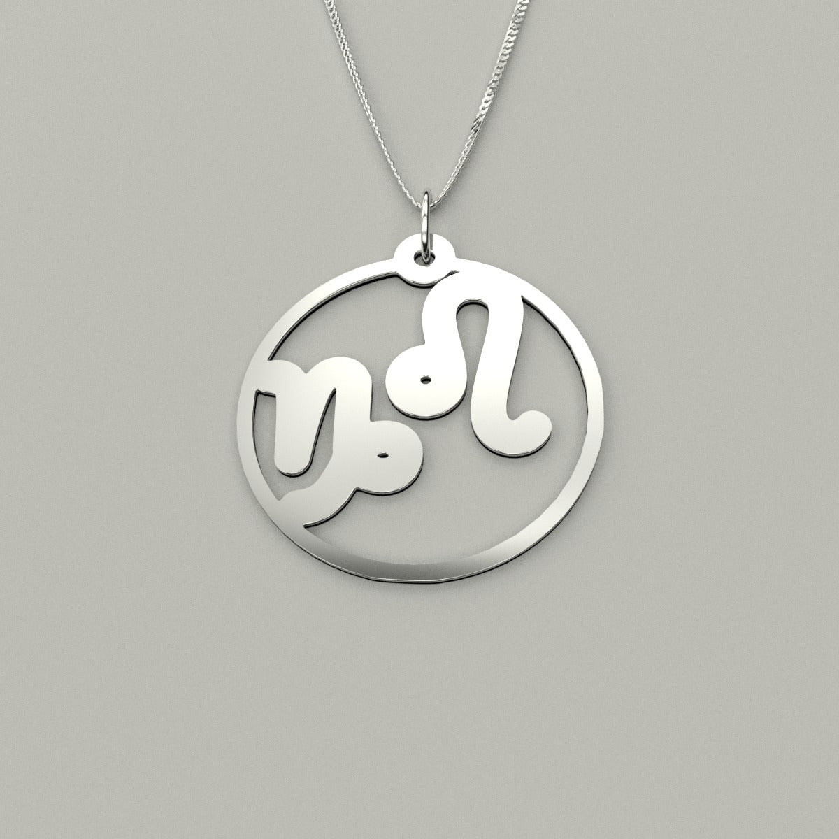 Leo & Capricorn - Couple Necklace