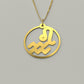 Leo & Aquarius - Couple Necklace