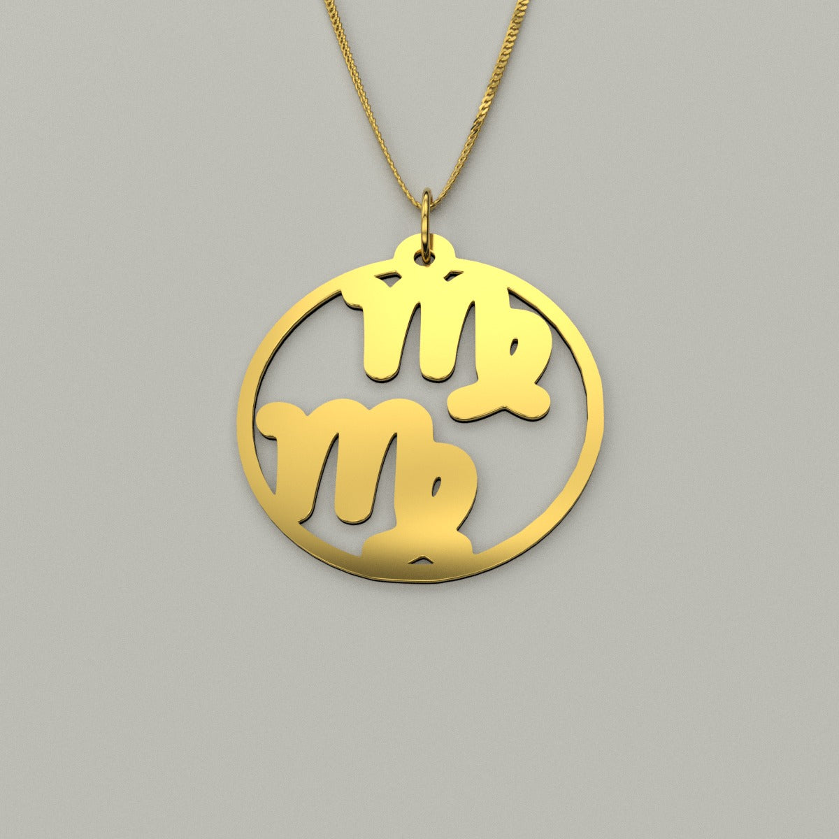 Virgo & Virgo - Couple Necklace