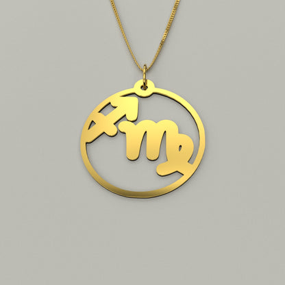 Virgo & Sagittarius - Couple Necklace