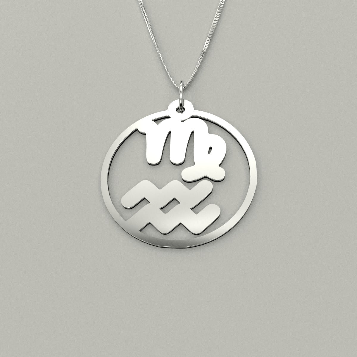 Virgo & Aquarius - Couple Necklace