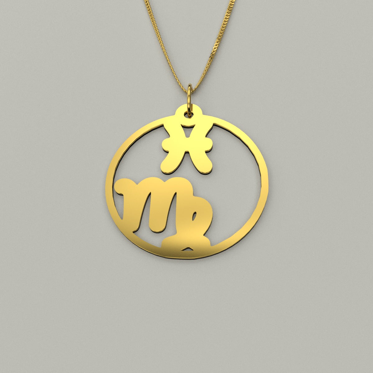 Virgo & Pisces - Couple Necklace