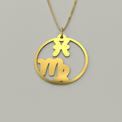 Virgo & Pisces - Couple Necklace