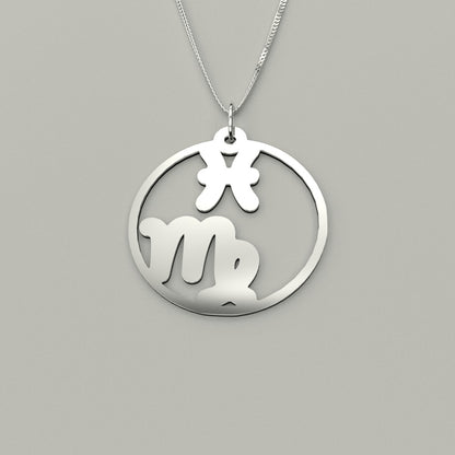 Virgo & Pisces - Couple Necklace