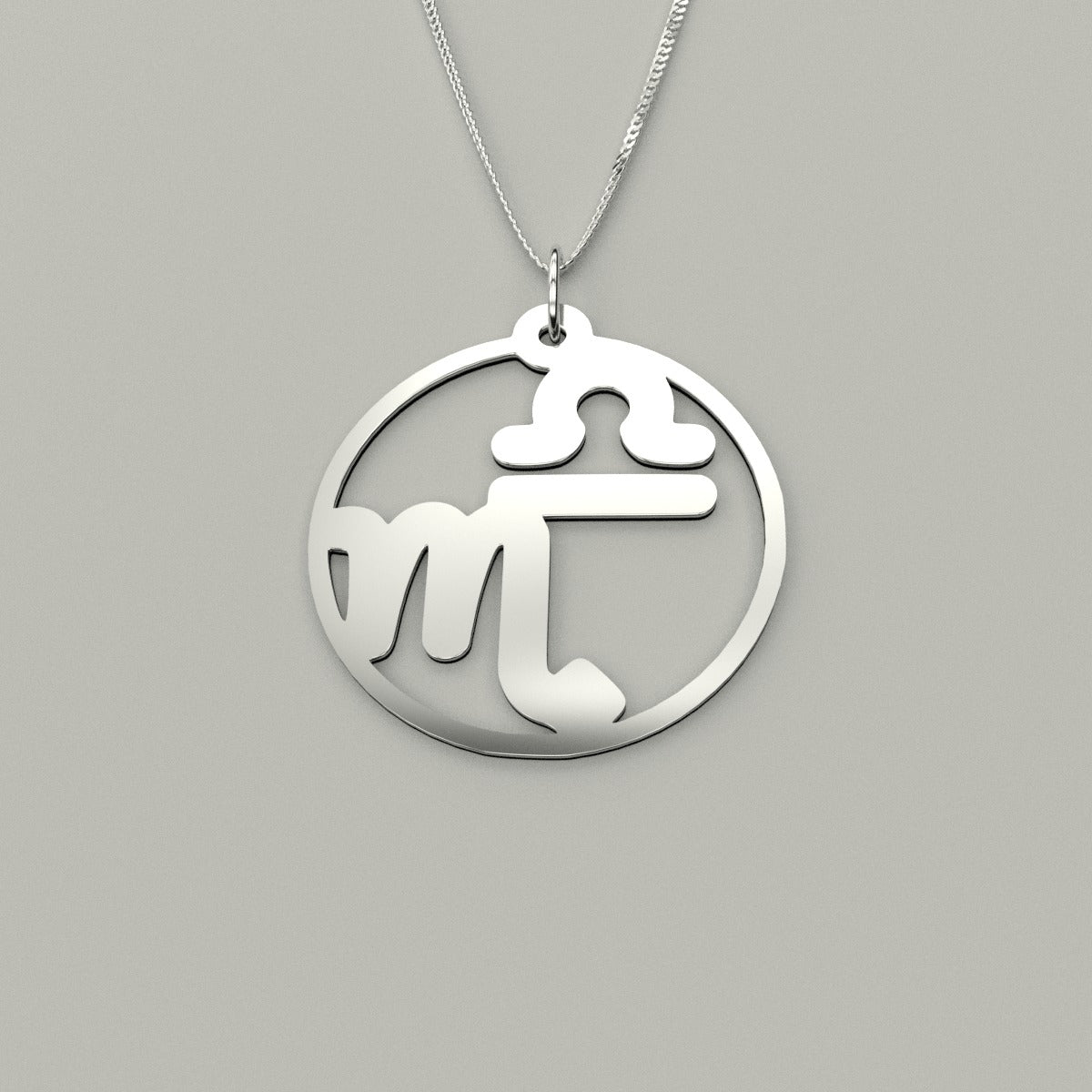 Libra & Scorpio - Couple Necklace