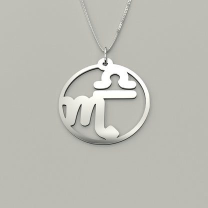 Libra & Scorpio - Couple Necklace