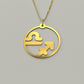 Libra & Sagittarius - Couple Necklace