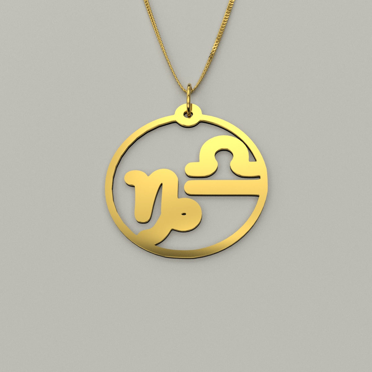 Libra & Capricorn - Couple Necklace