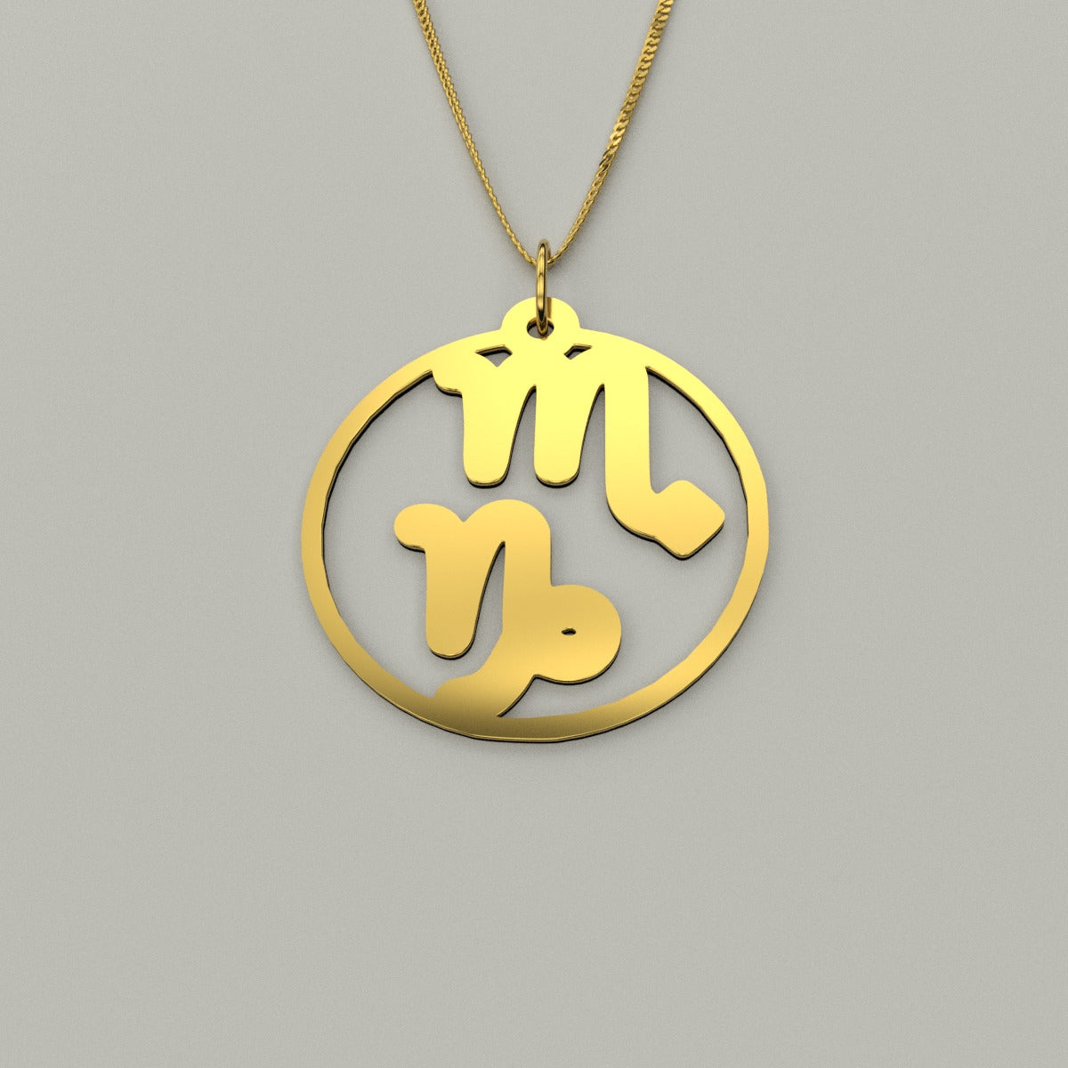 Scorpio & Capricorn - Couple Necklace