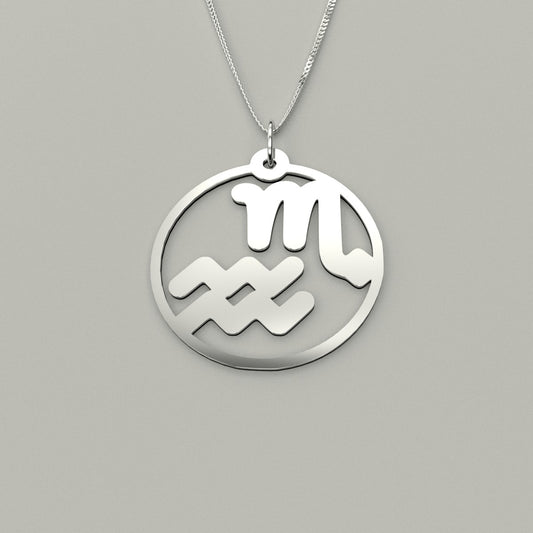 Scorpio & Aquarius - Couple Necklace