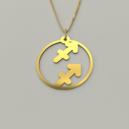Sagittarius & Sagittarius - Couple Necklace