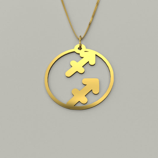 Sagittarius & Sagittarius - Couple Necklace