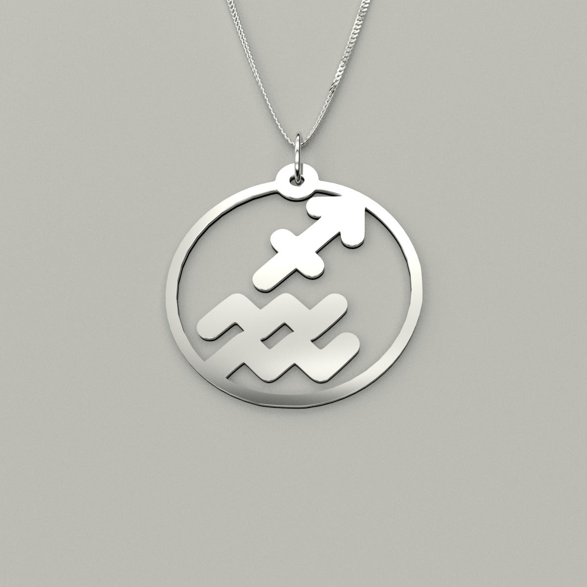 Sagittarius & Aquarius - Couple Necklace