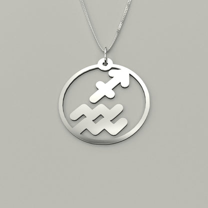 Sagittarius & Aquarius - Couple Necklace