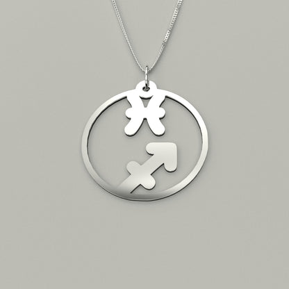 Sagittarius & Pisces - Couple Necklace