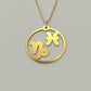 Capricorn & Pisces - Couple Necklace