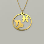 Capricorn & Pisces - Couple Necklace