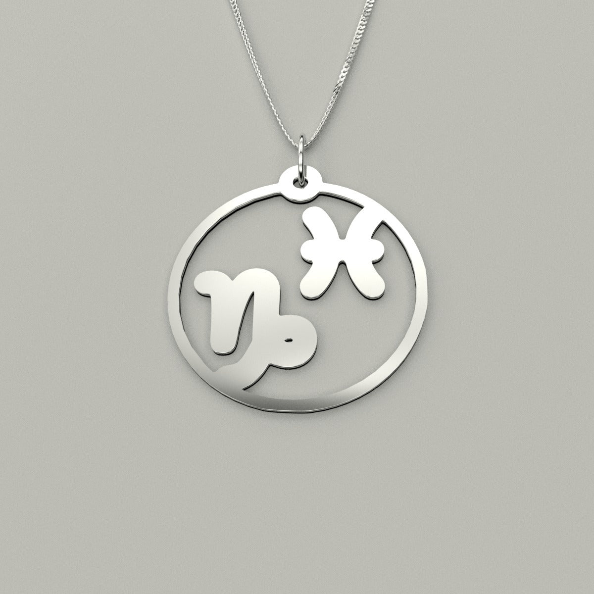 Capricorn & Pisces - Couple Necklace