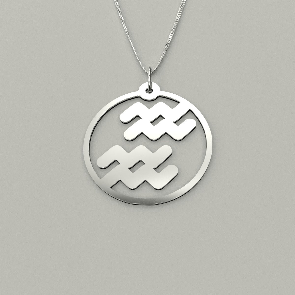 Aquarius & Aquarius - Couple Necklace
