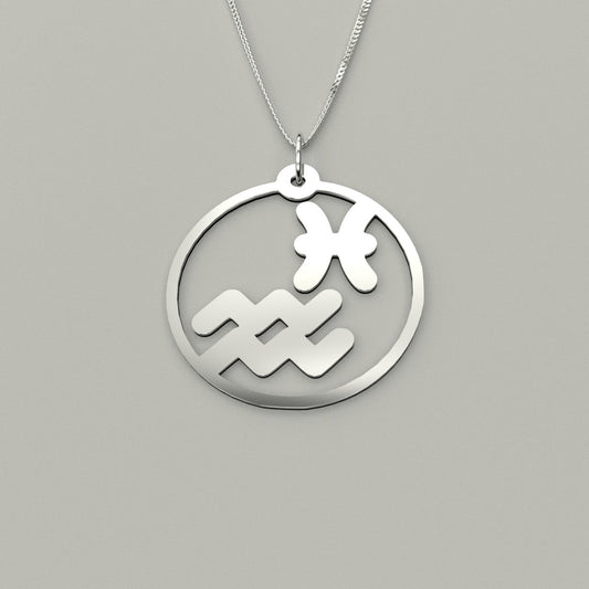 Aquarius & Pisces - Couple Necklace