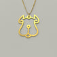 Dog - Hollow Carved Necklace