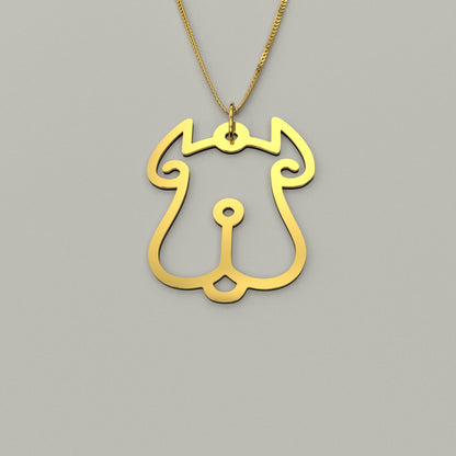 Dog - Hollow Carved Necklace