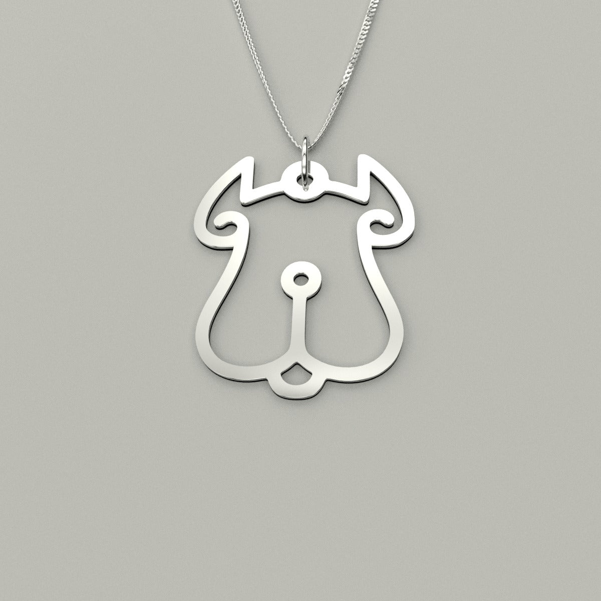 Dog - Hollow Carved Necklace
