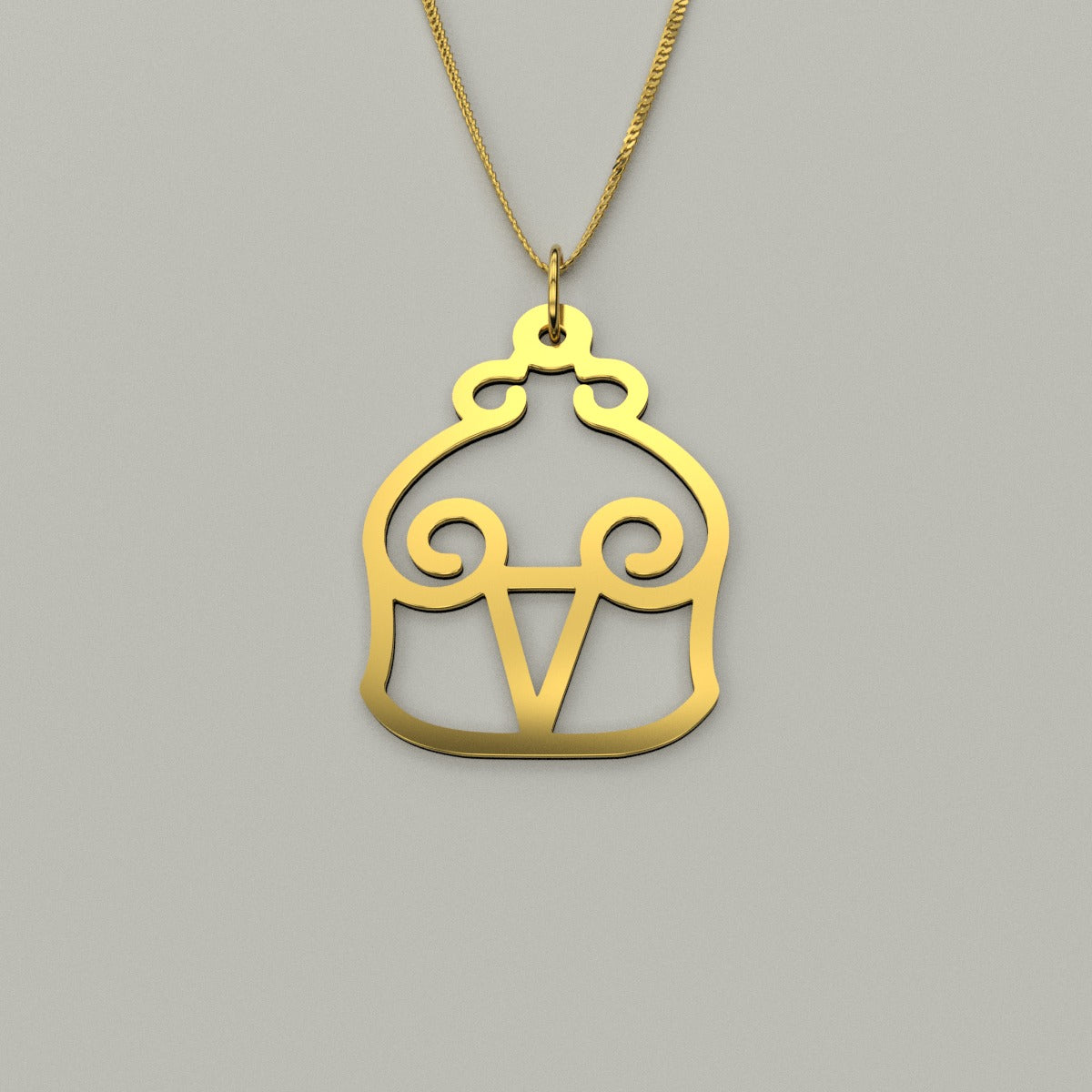 Rooster - Hollow Carved Necklace