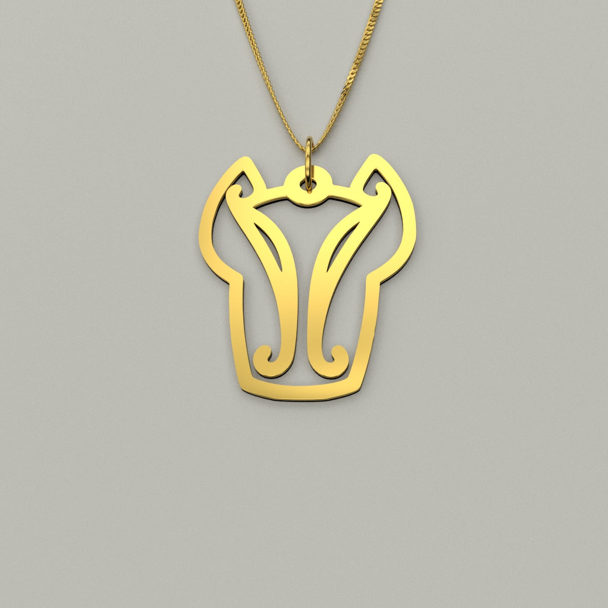 Horse - Hollow Carved Necklace