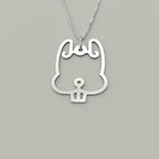 Rabbit - Hollow Carved Necklace