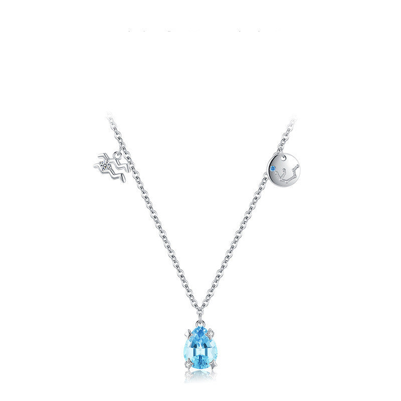 Zodiac - Birthstone Necklace
