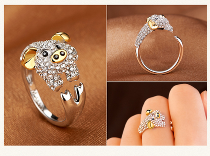 Animal Zodiac - Rhinestone Ring