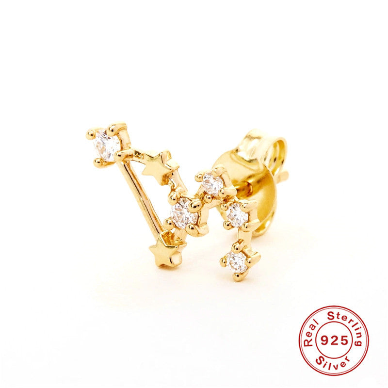 Zodiac - Single Stud Earring to Pair