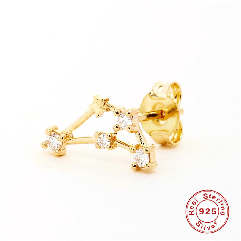 Zodiac - Single Stud Earring to Pair