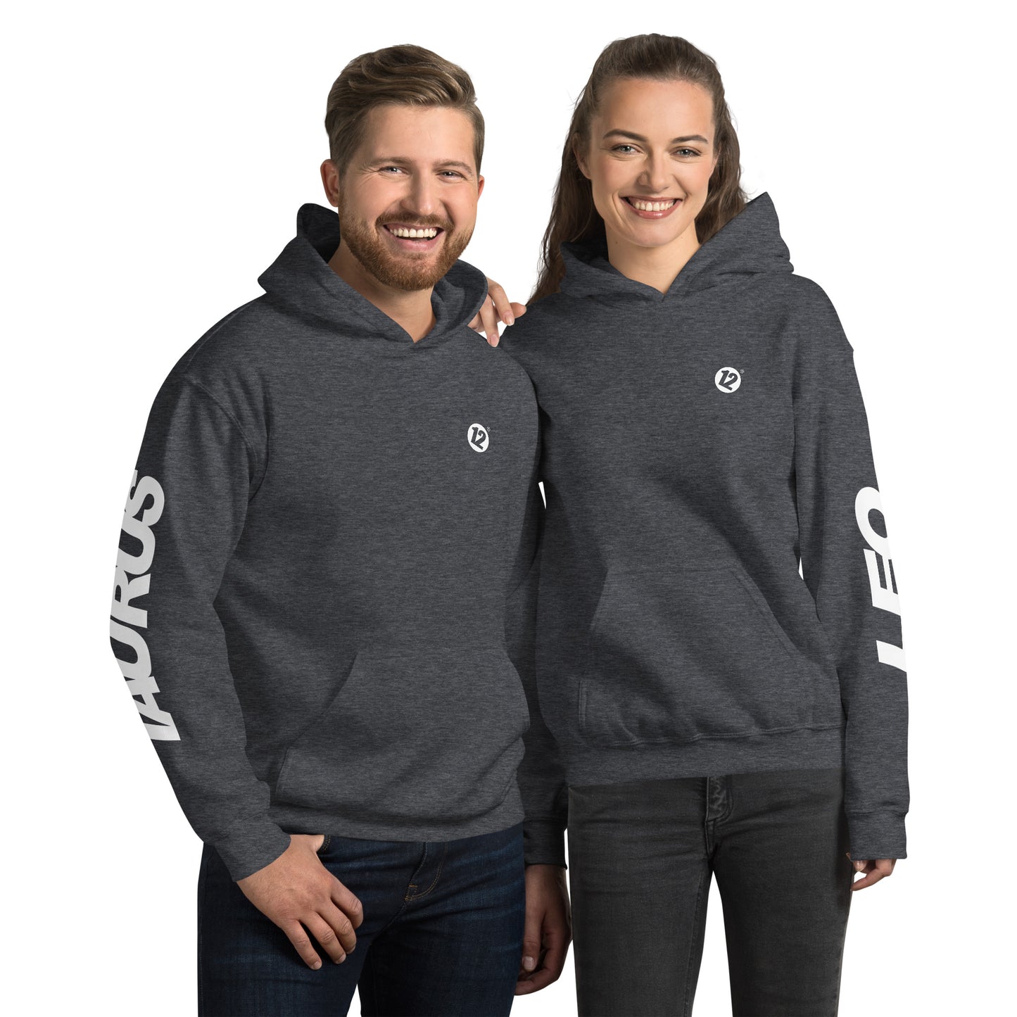 Taurus & Leo - Unisex Couple Hoodie