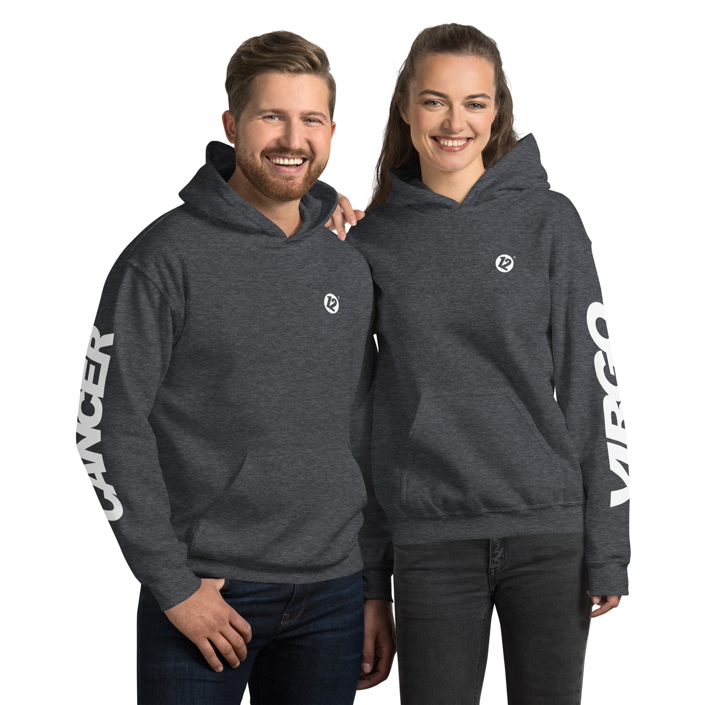 Cancer & Virgo - Unisex Couple Hoodie