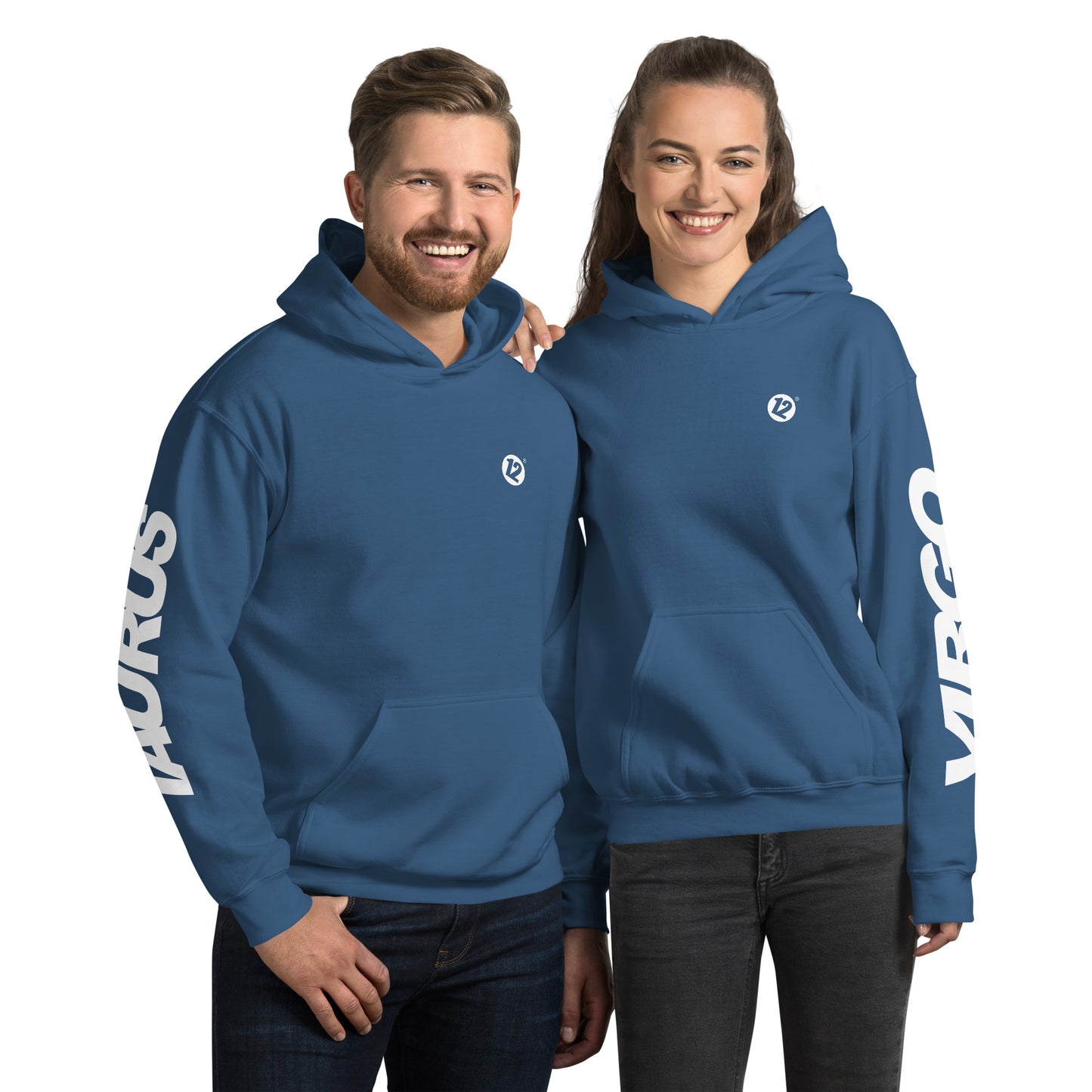 Taurus & Virgo - Unisex Couple Hoodie