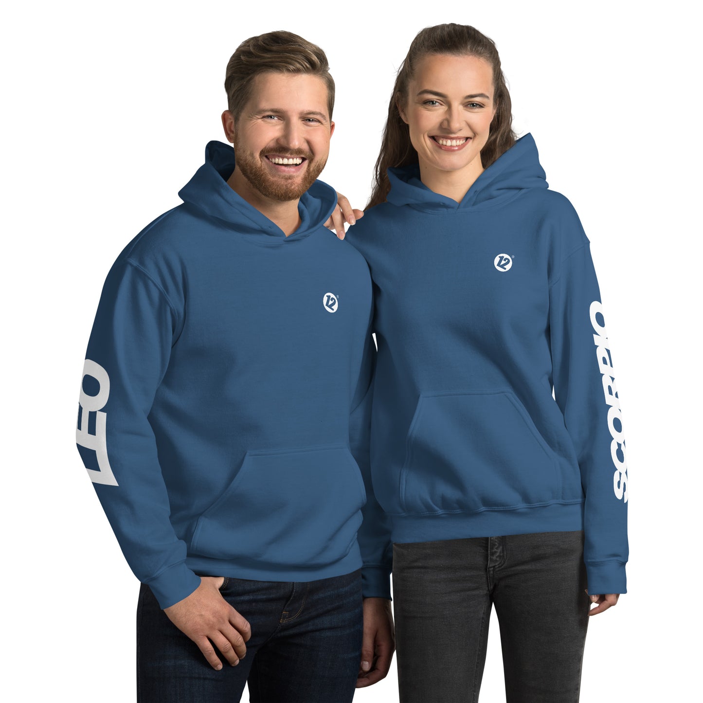 Leo & Scorpio - Unisex Couple Hoodie