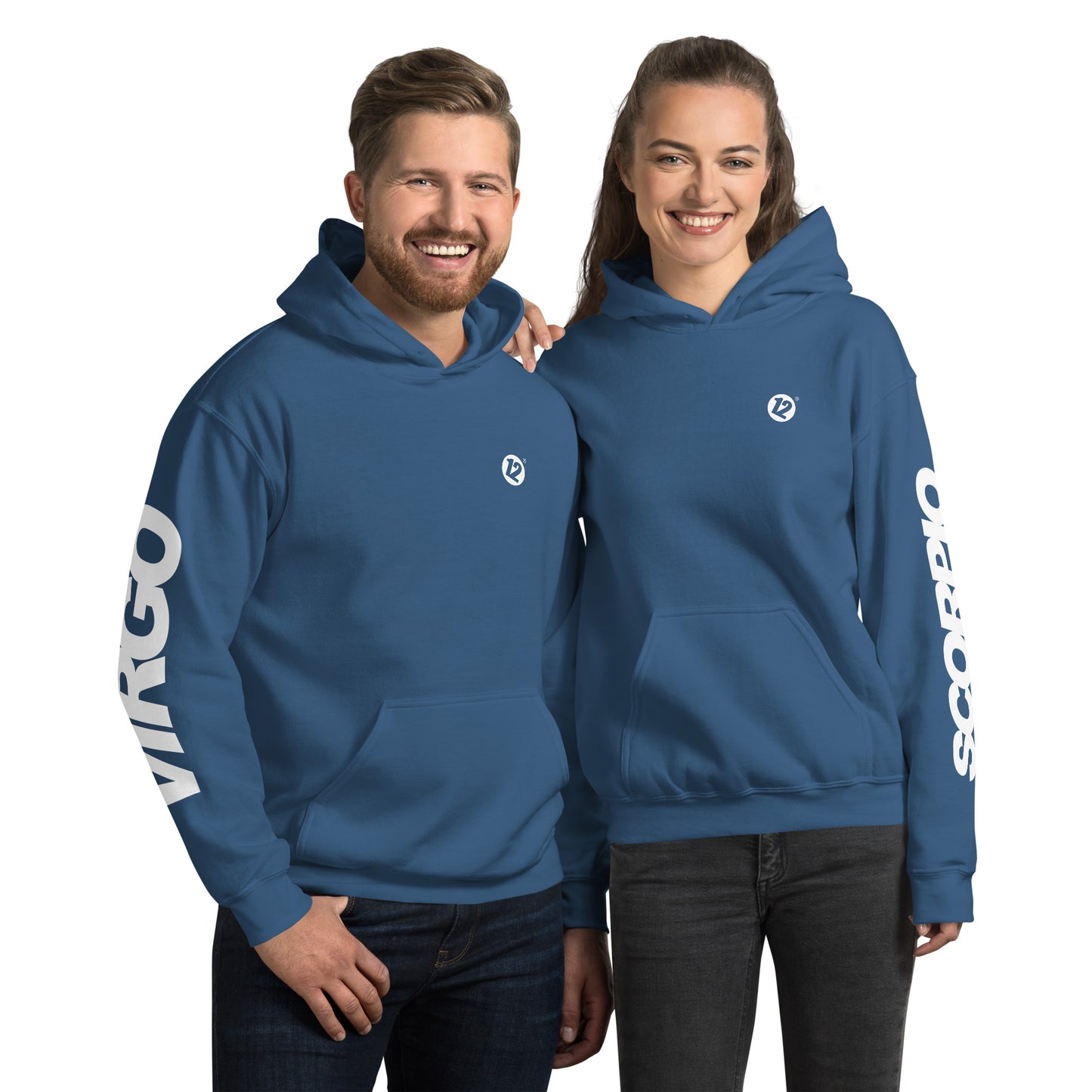 Virgo & Scorpio - Unisex Couple Hoodie