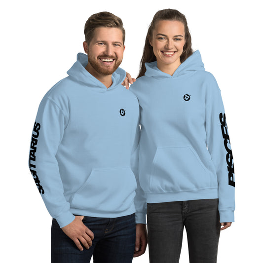 Sagittarius & Pisces - Unisex Couple Hoodie