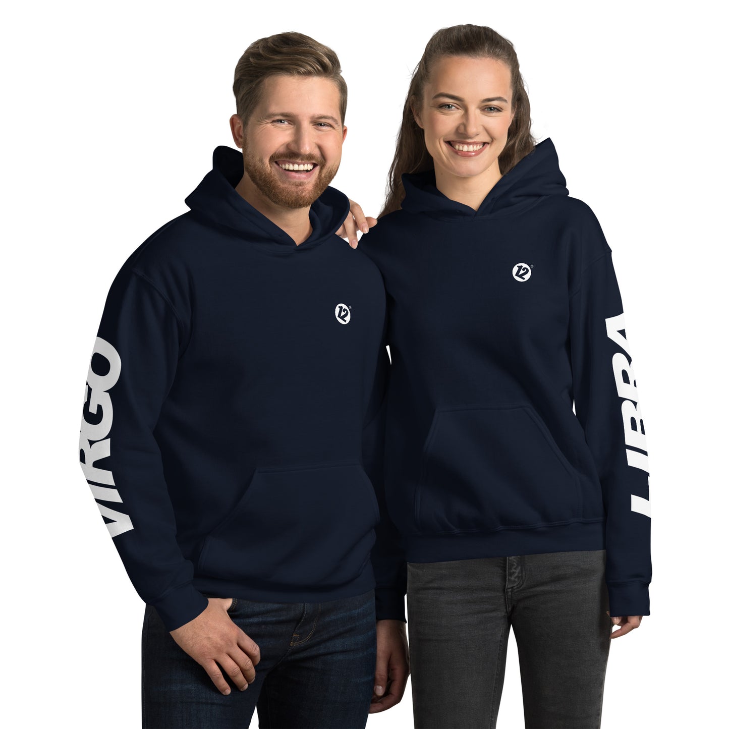 Virgo & Libra - Unisex Couple Hoodie