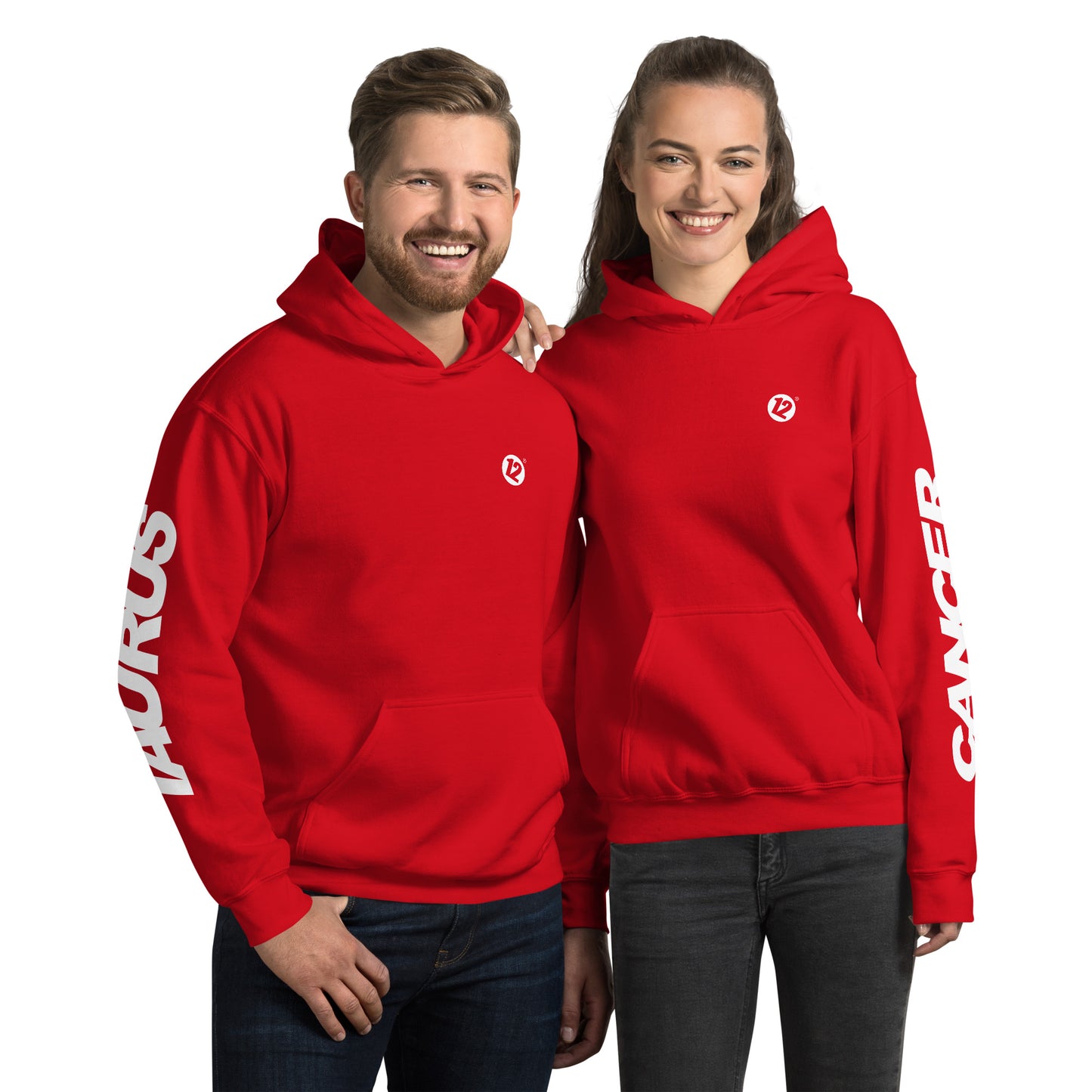 Taurus & Cancer - Unisex Couple Hoodie