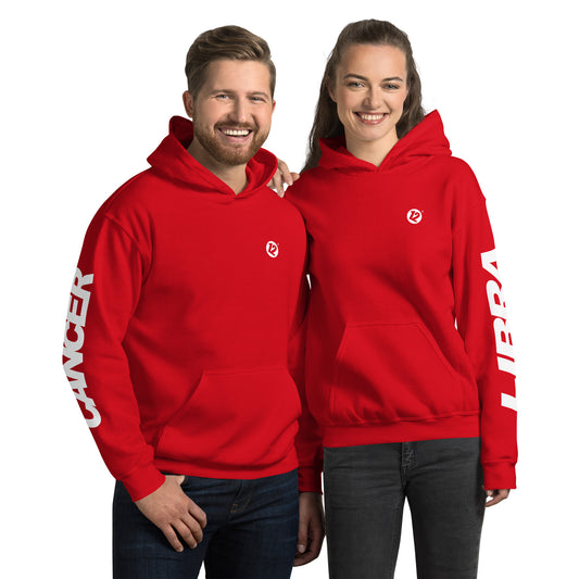 Cancer & Libra - Unisex Couple Hoodie